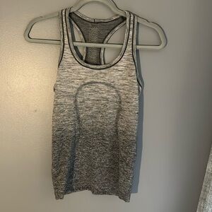 Grey Lululemon Swiftly Tech Tank Top “Hip Length”. Size 4.